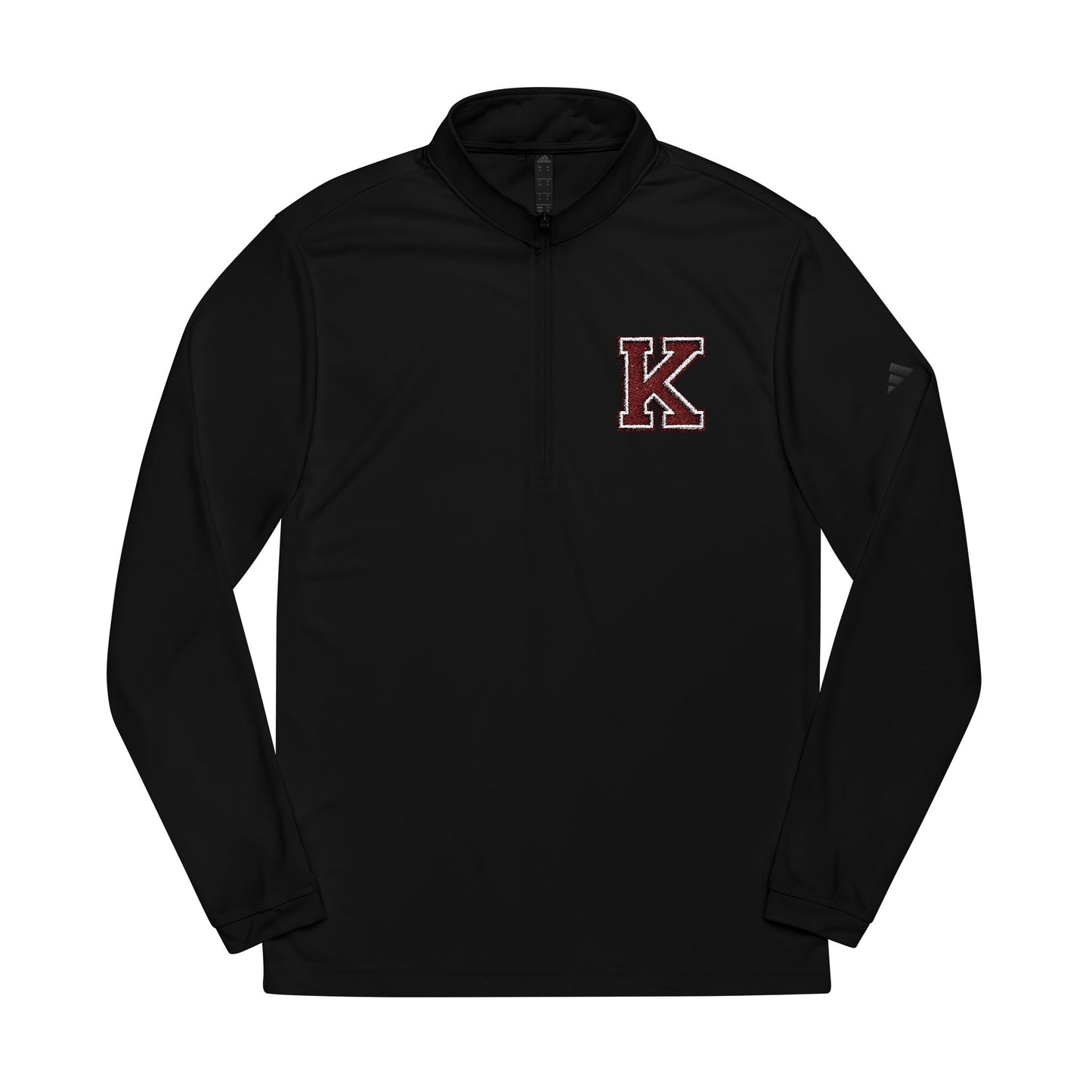 Embroidered 'K' adidas Quarter-Zip Pullover — Lightweight Performance Top