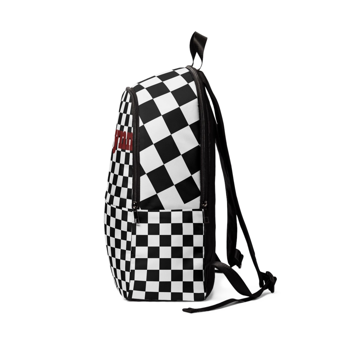 Checkerboard Personalized Backpack