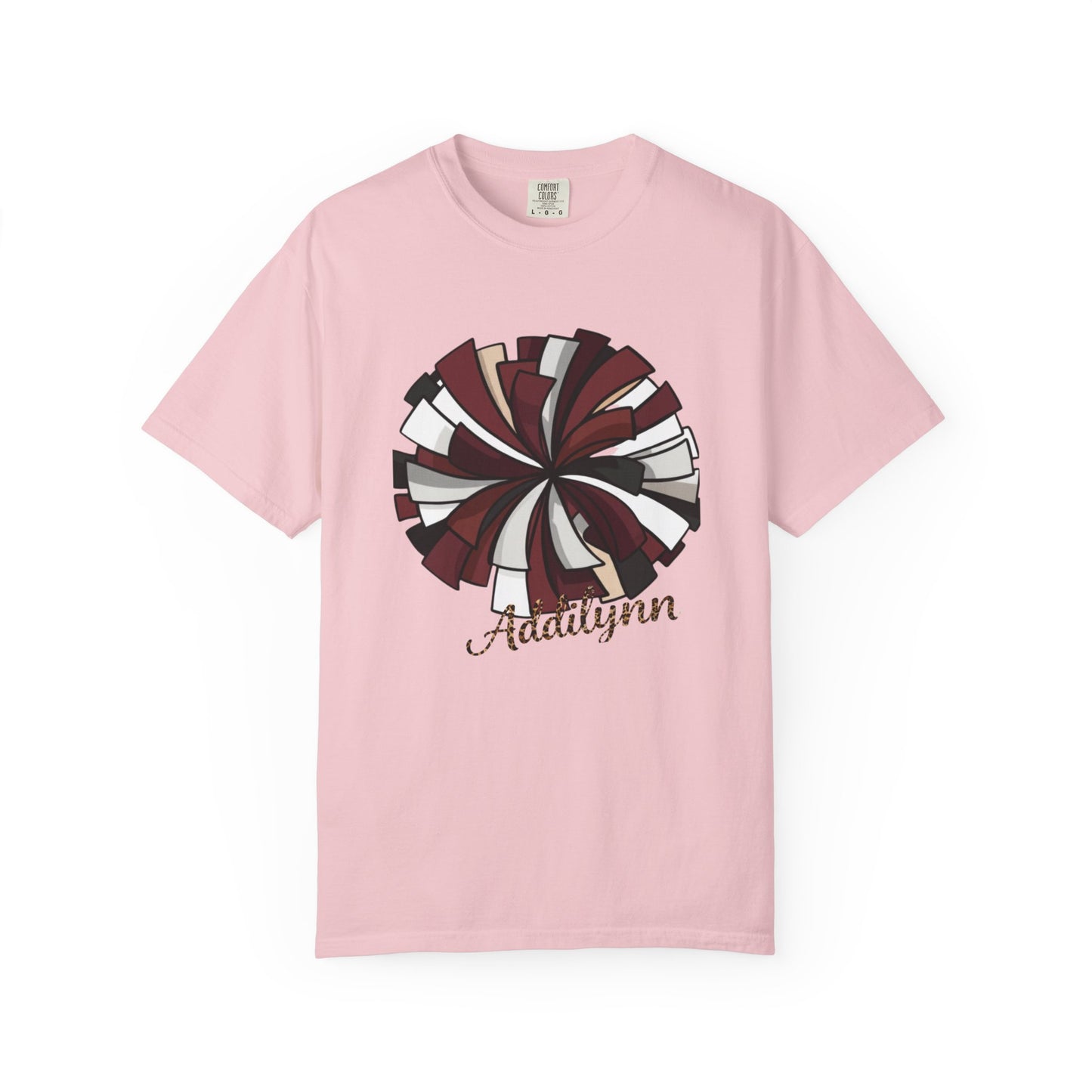 Personalized Peppermint Swirl T-Shirt — Custom Name Holiday Tee